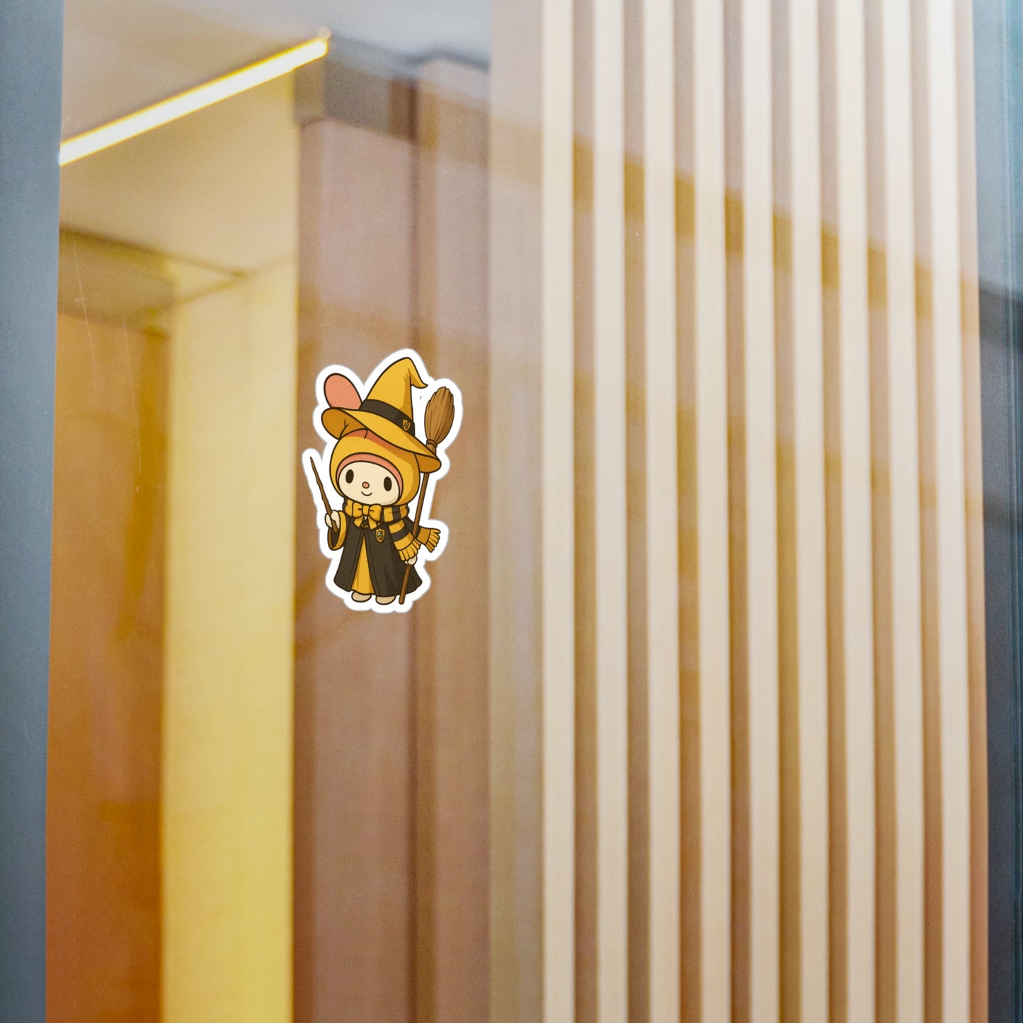Charming Wizard Sticker -Hufflepuff