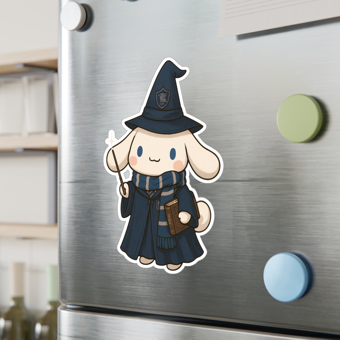 Cute Wizard Bunny Kiss-Cut Vinyl