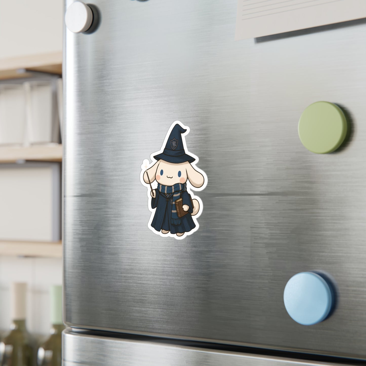 Cute Wizard Bunny Kiss-Cut Vinyl