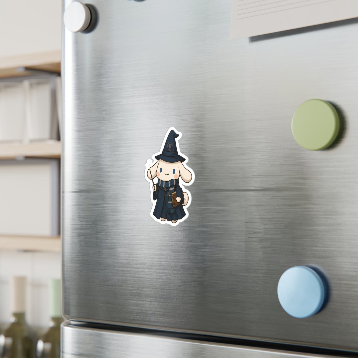 Cute Wizard Bunny Kiss-Cut Vinyl