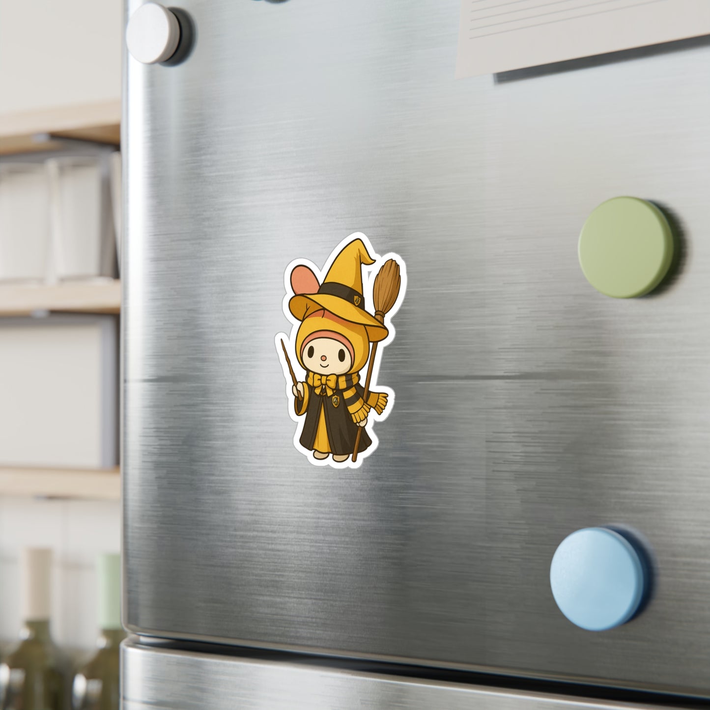 Charming Wizard Sticker -Hufflepuff