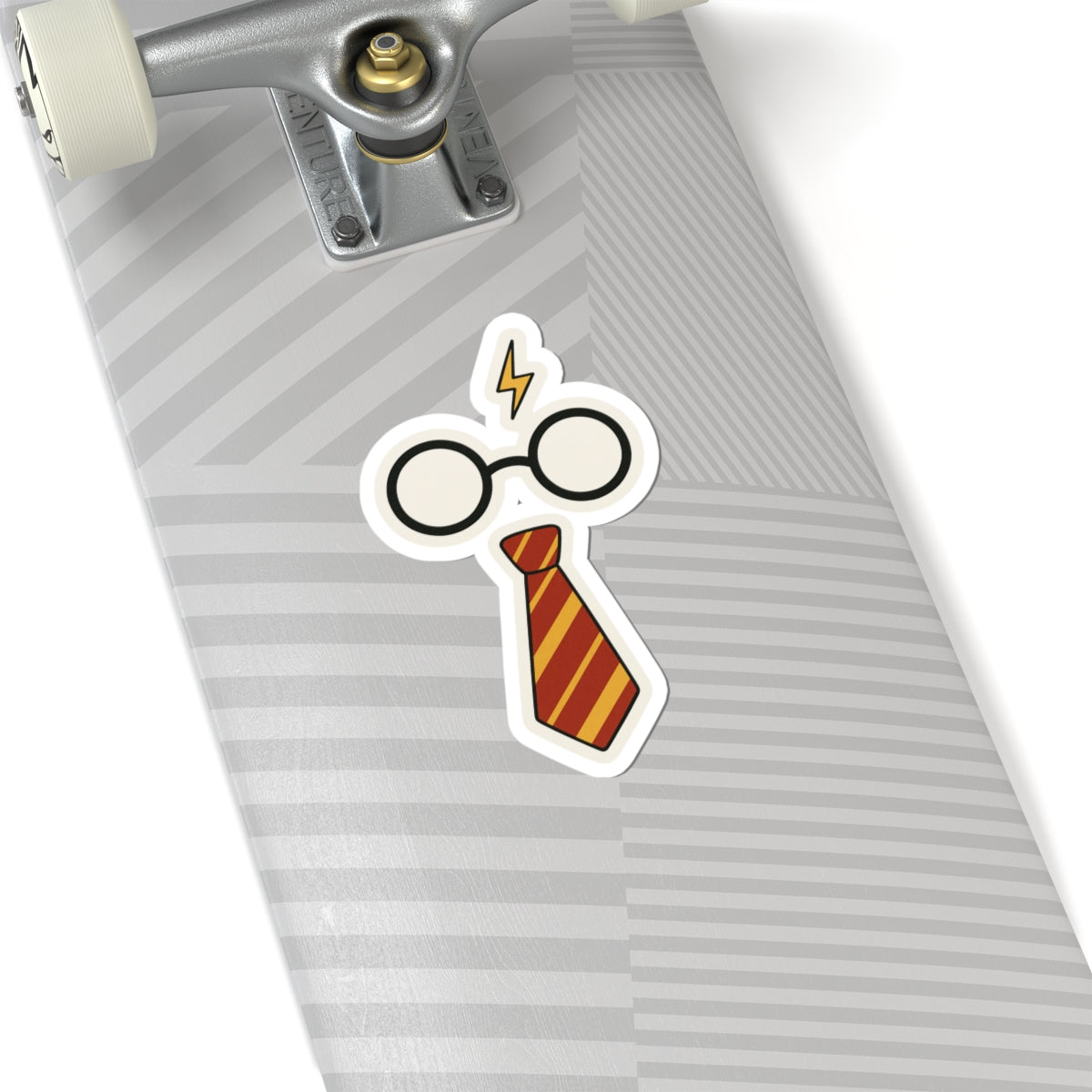 glasses and tie Kiss-Cut Stickers