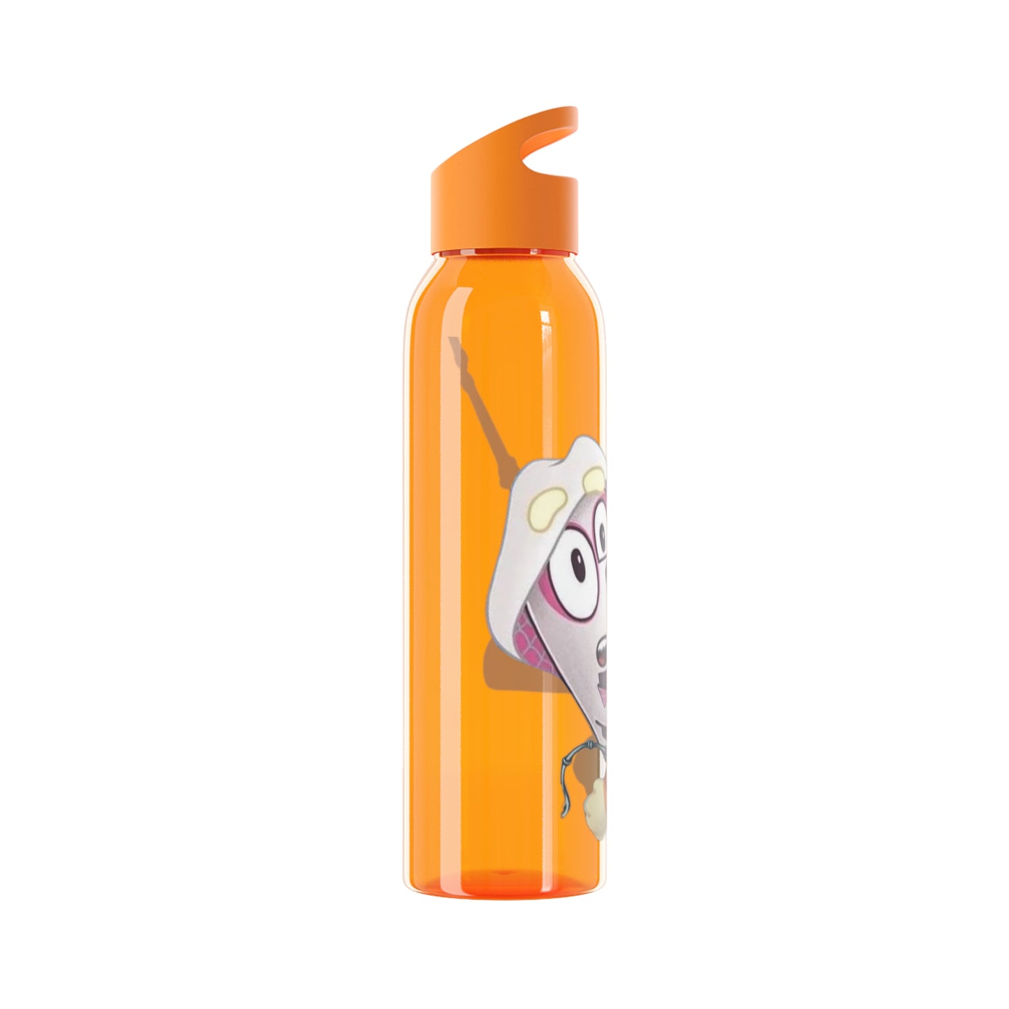 Water Bottle, Bingo Ghost Spider Design - Fun Halloween Drinking Flask, Cute Ghostly Spider Theme Reusable Bottle, Unique Eco-Friendly Gift,