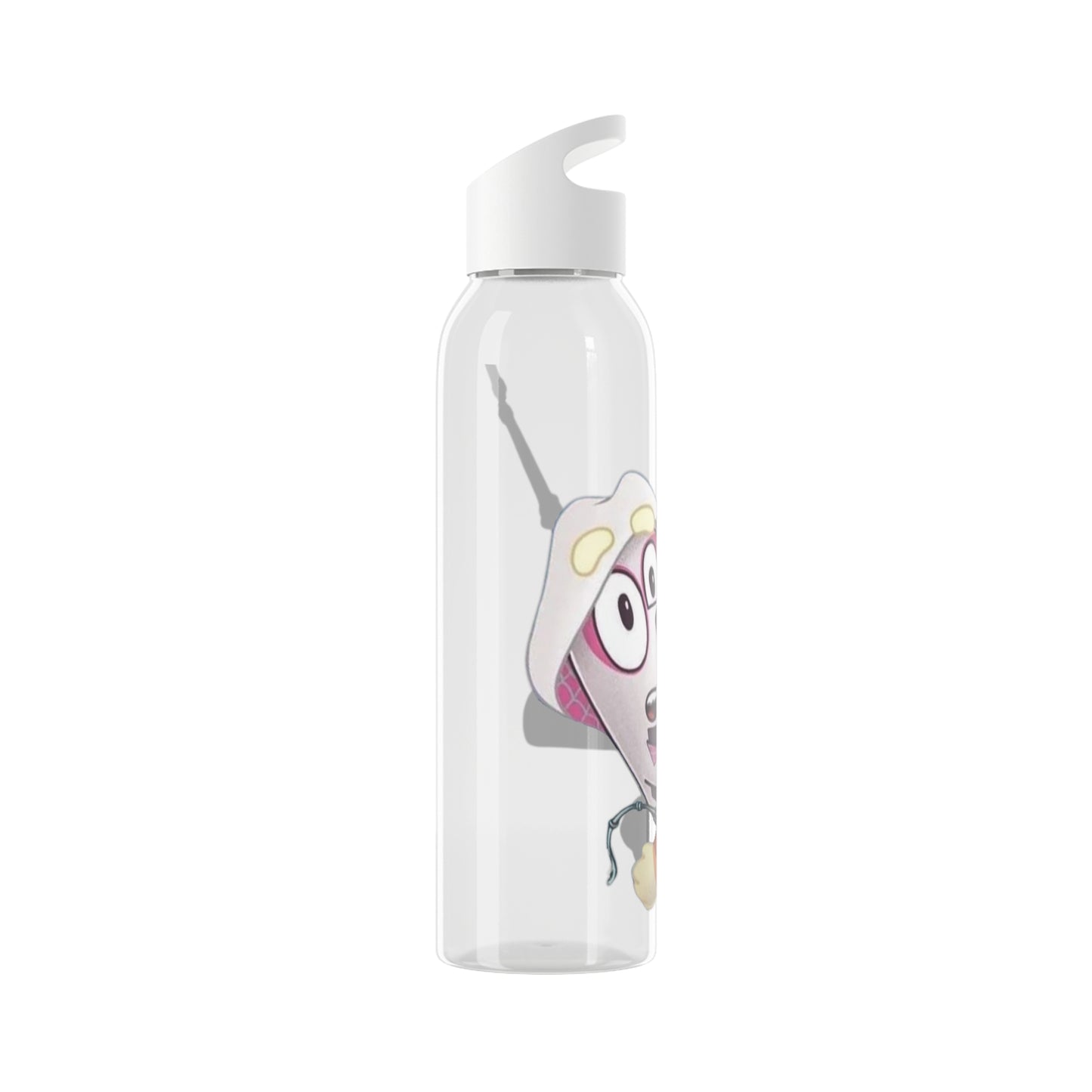 Water Bottle, Bingo Ghost Spider Design - Fun Halloween Drinking Flask, Cute Ghostly Spider Theme Reusable Bottle, Unique Eco-Friendly Gift,