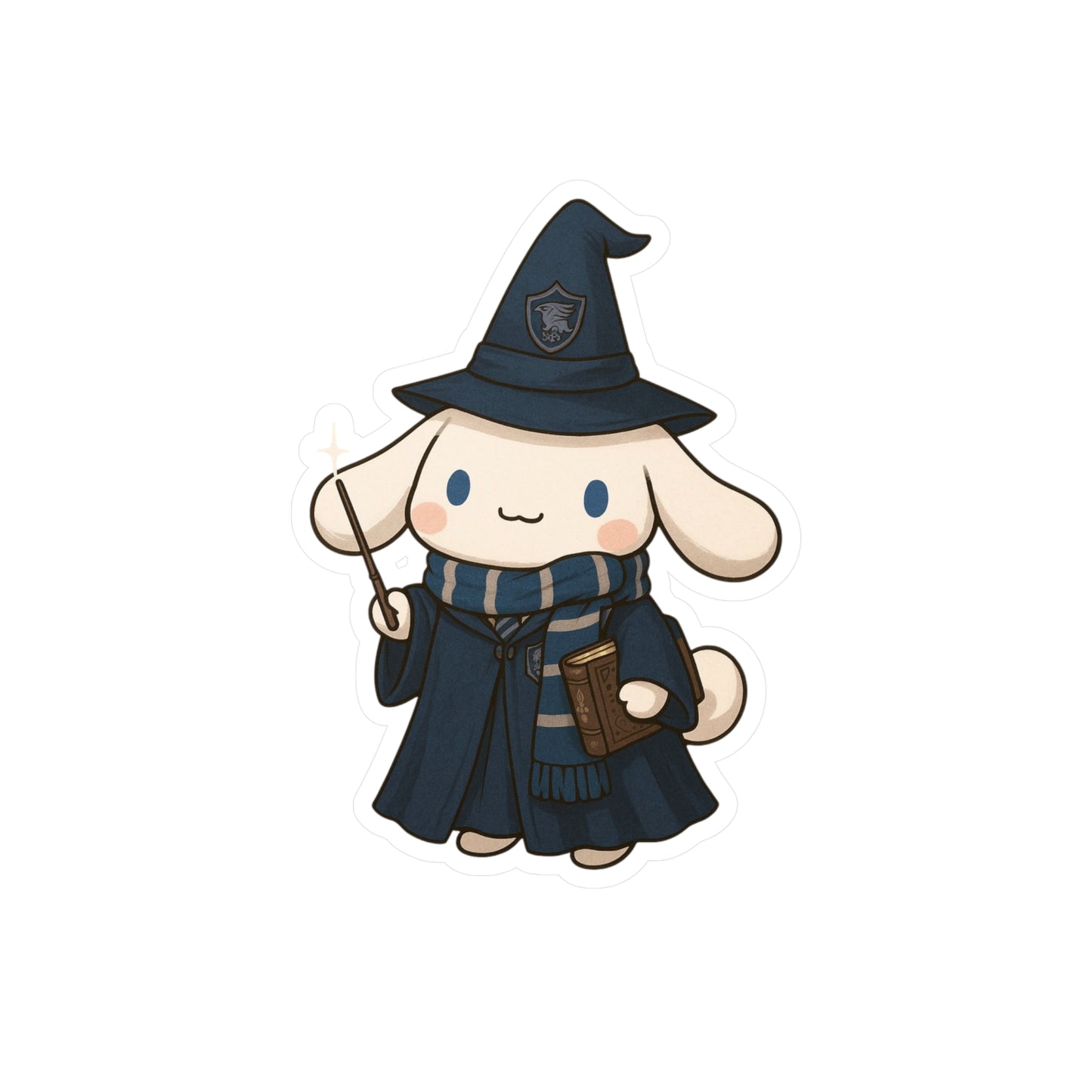 Cute Wizard Bunny Kiss-Cut Vinyl