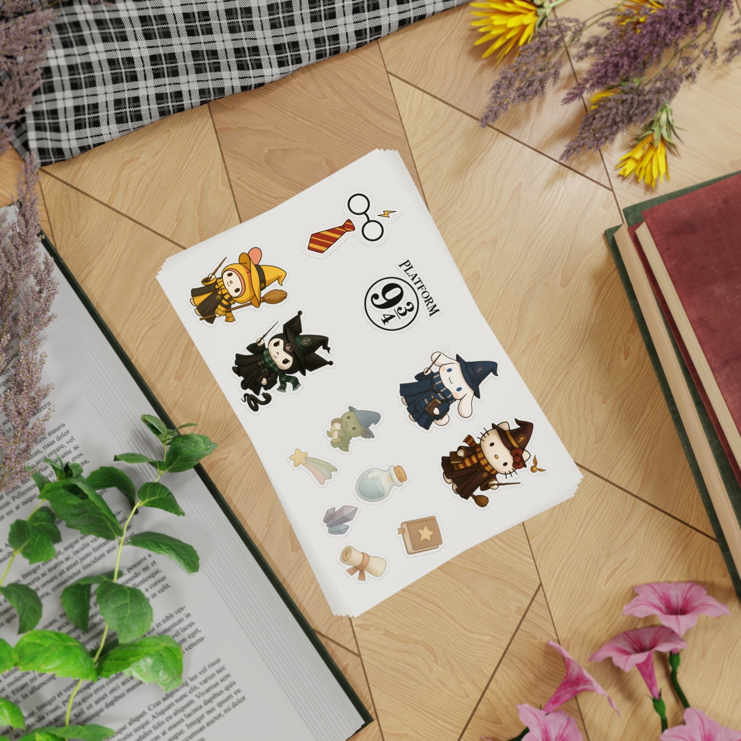 Magical Character Sticker Sheet Bundle - 5pcs