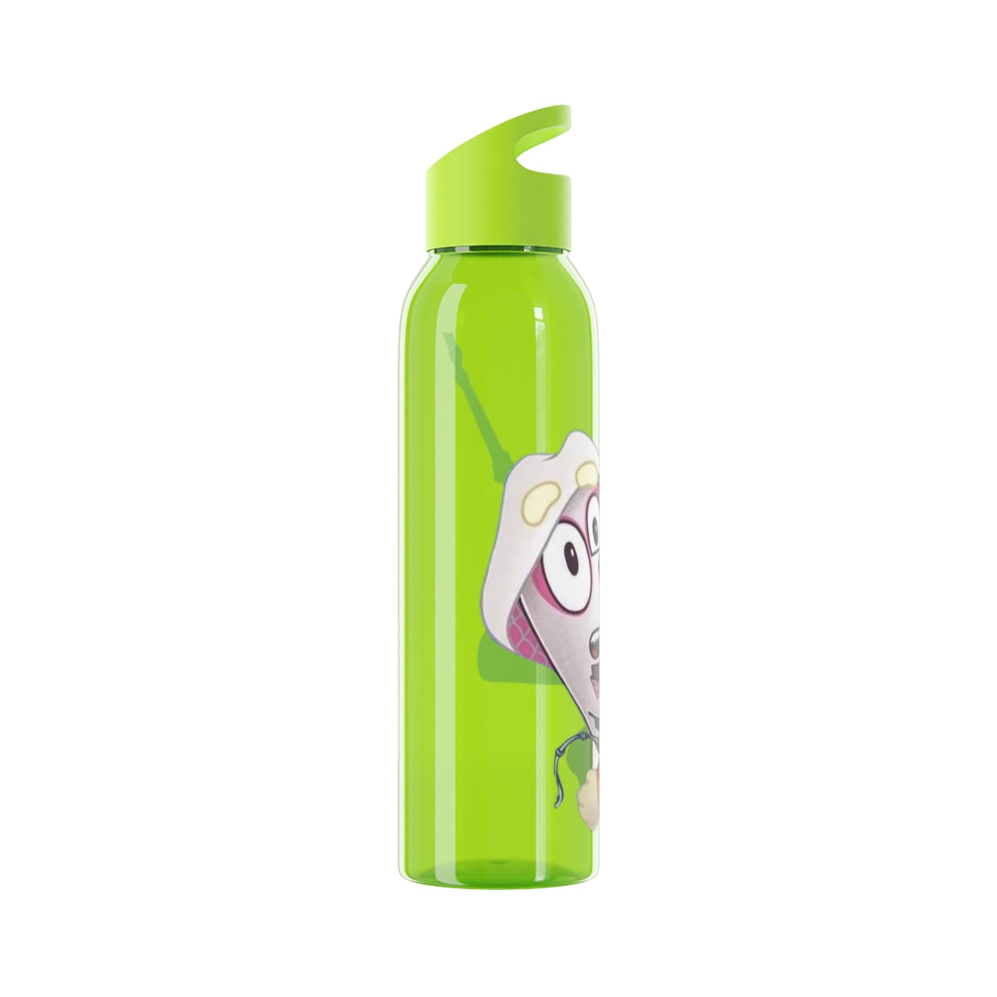 Water Bottle, Bingo Ghost Spider Design - Fun Halloween Drinking Flask, Cute Ghostly Spider Theme Reusable Bottle, Unique Eco-Friendly Gift,