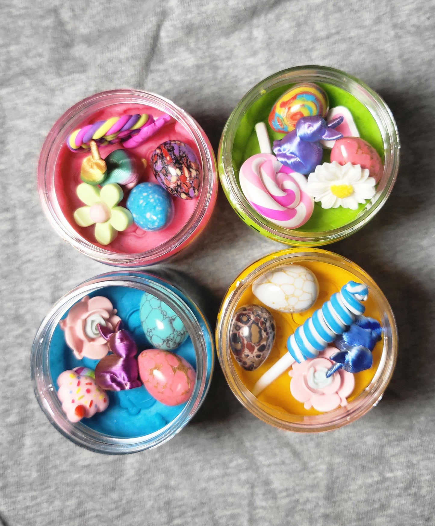 Busy play dough jars