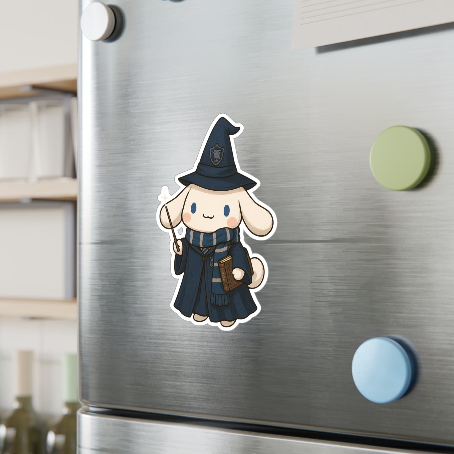 Cute Wizard Bunny Kiss-Cut Vinyl