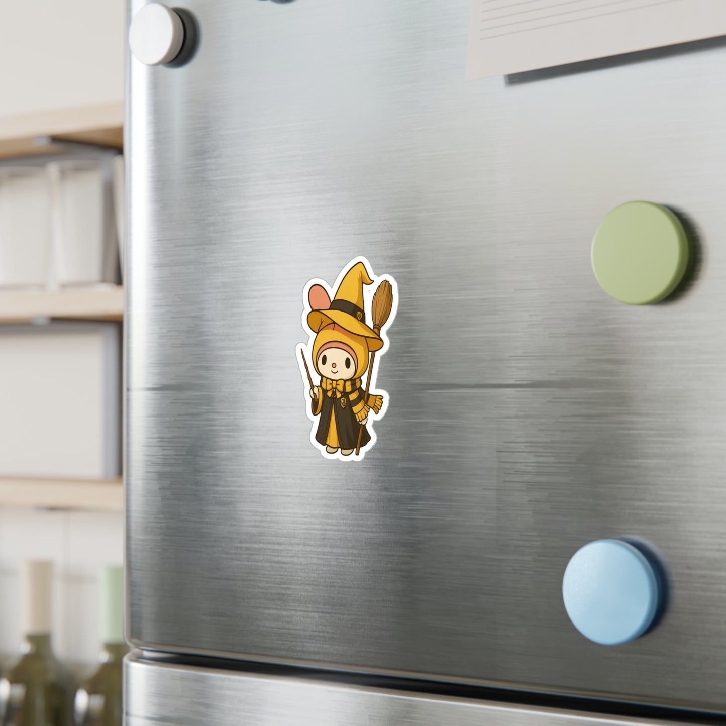 Charming Wizard Sticker -Hufflepuff