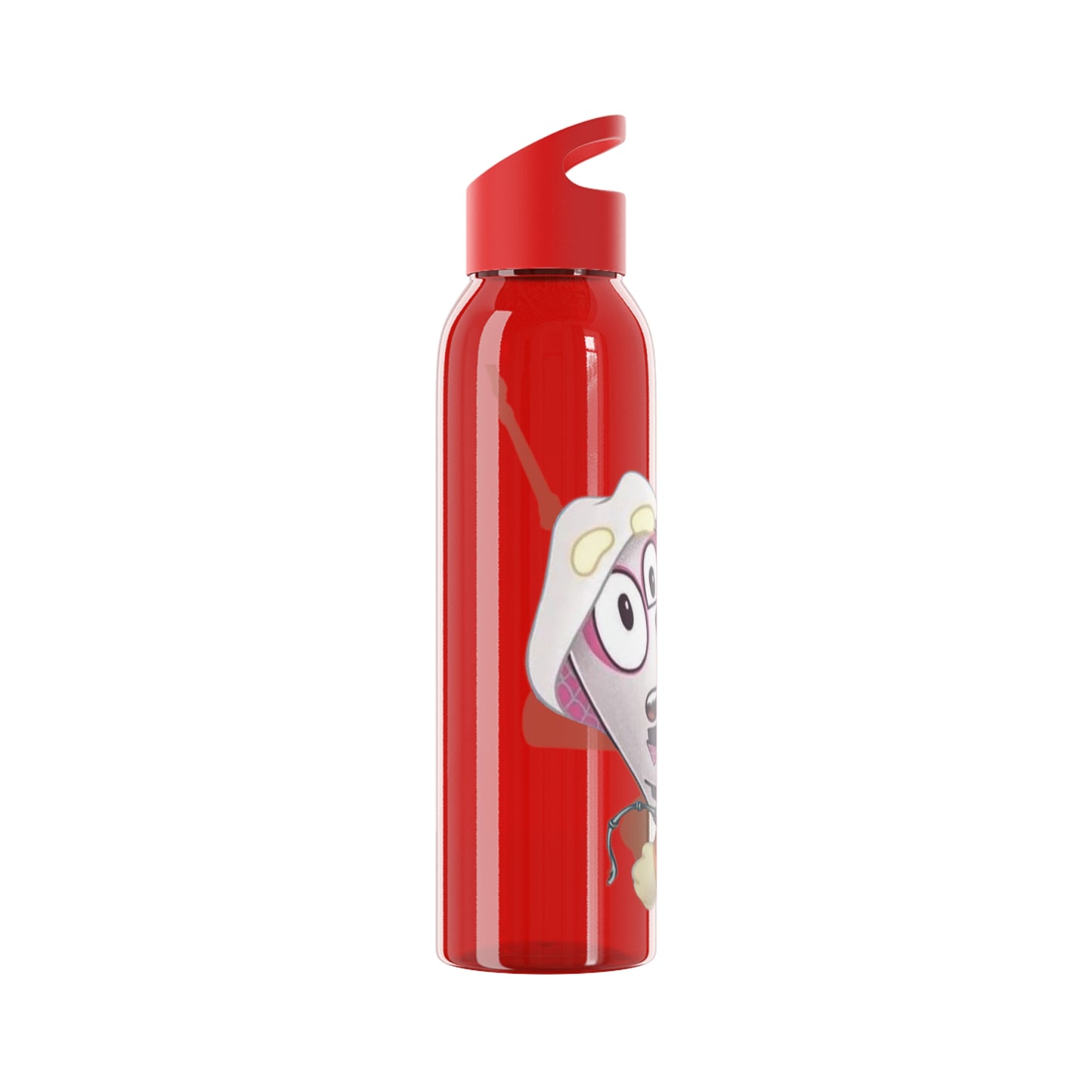Water Bottle, Bingo Ghost Spider Design - Fun Halloween Drinking Flask, Cute Ghostly Spider Theme Reusable Bottle, Unique Eco-Friendly Gift,