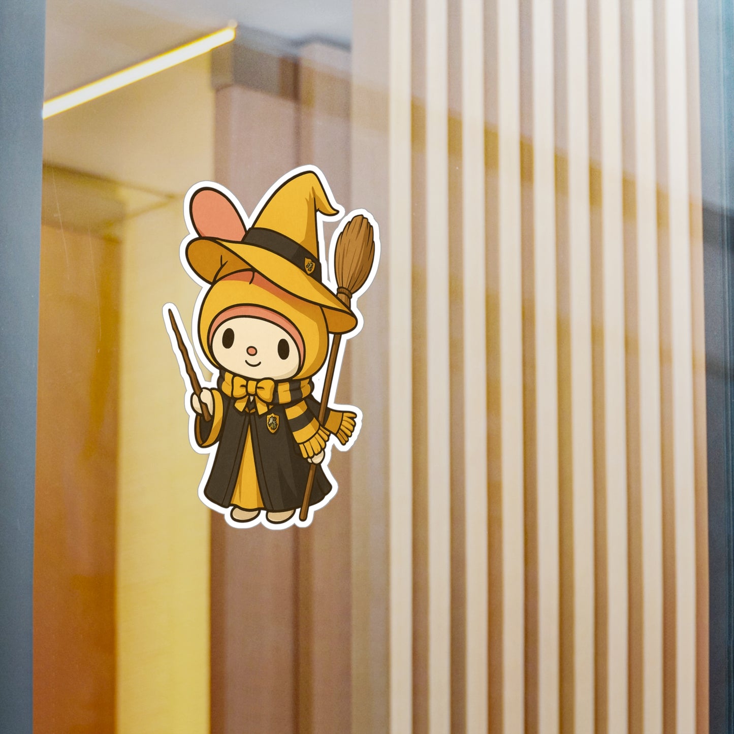 Charming Wizard Sticker -Hufflepuff