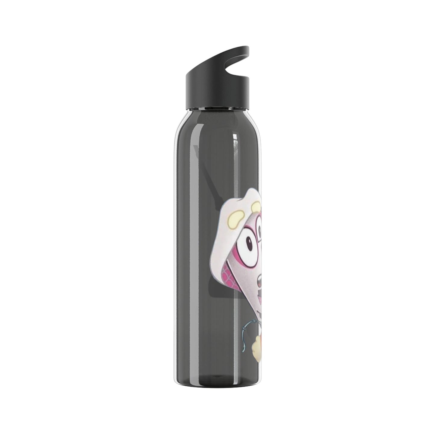 Water Bottle, Bingo Ghost Spider Design - Fun Halloween Drinking Flask, Cute Ghostly Spider Theme Reusable Bottle, Unique Eco-Friendly Gift,