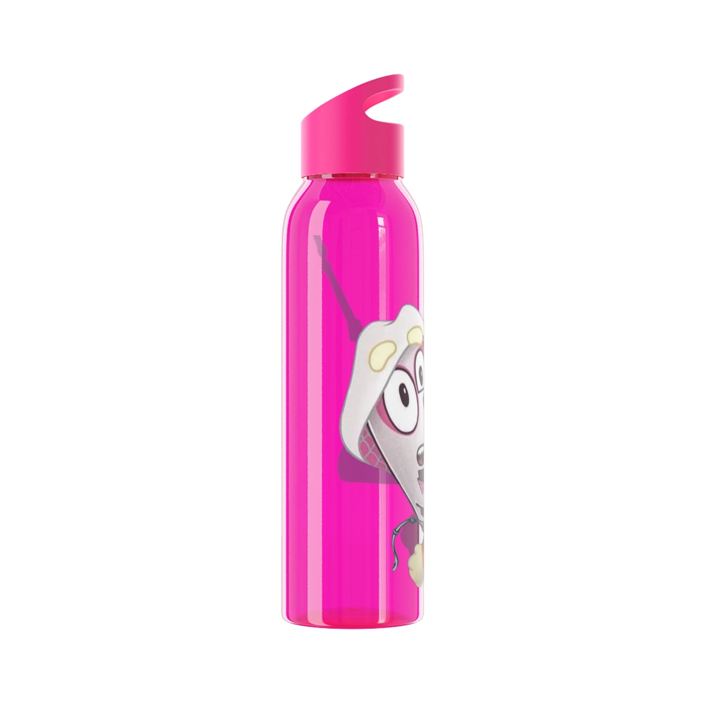 Water Bottle, Bingo Ghost Spider Design - Fun Halloween Drinking Flask, Cute Ghostly Spider Theme Reusable Bottle, Unique Eco-Friendly Gift,