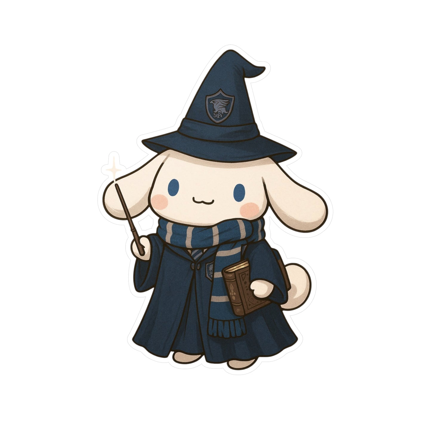 Cute Wizard Bunny Kiss-Cut Vinyl
