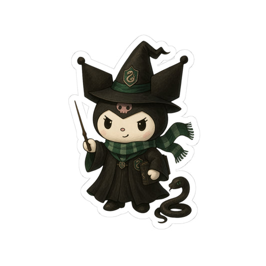 Charming Wizard Sticker -Slytherin