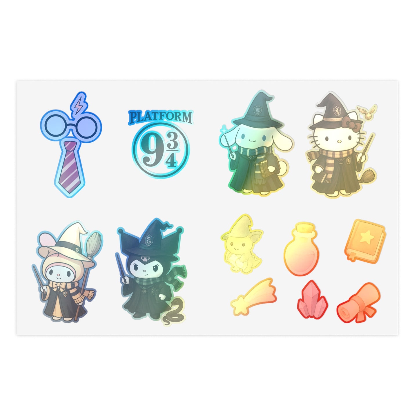 Magical Character Sticker Sheet Bundle - 5pcs