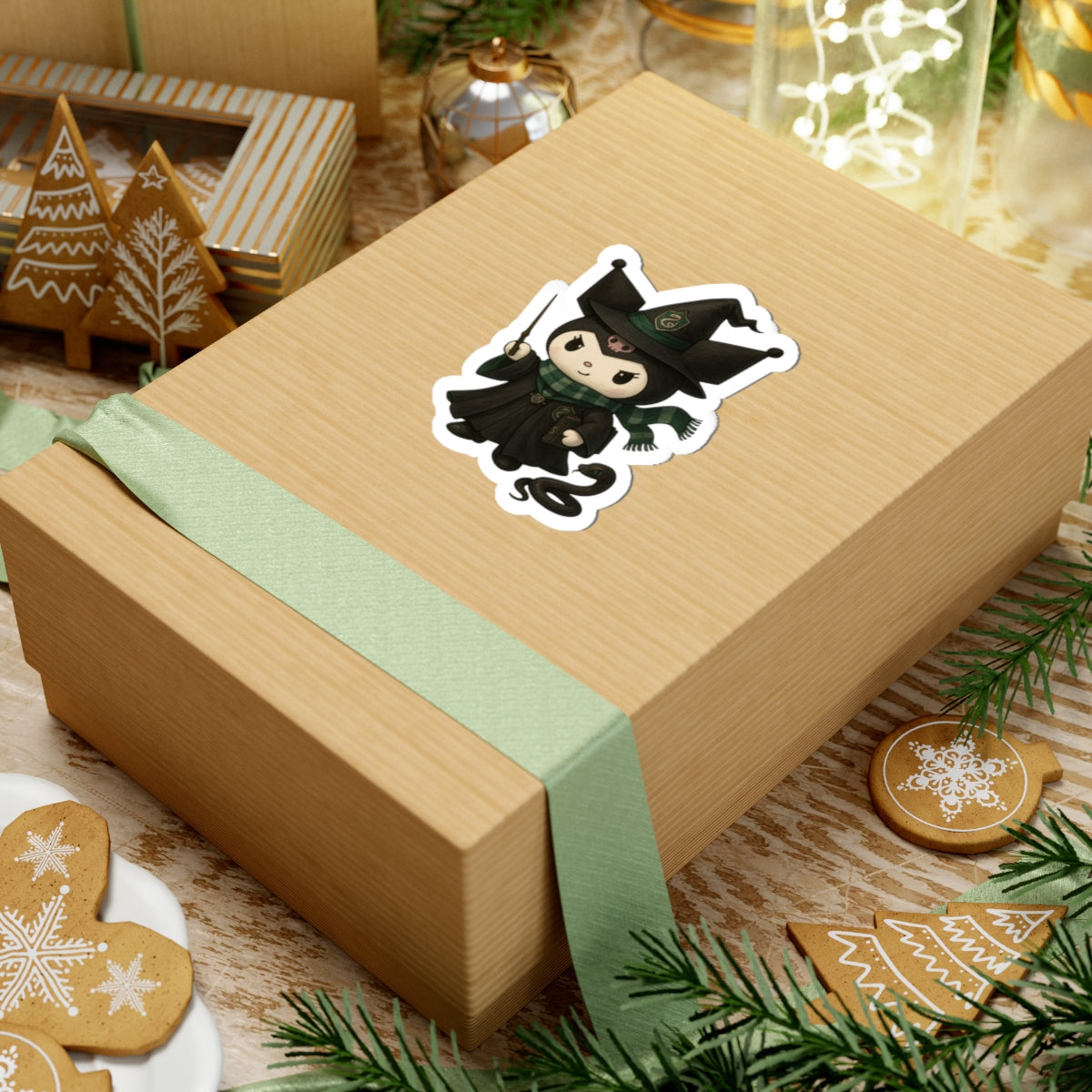 Charming Wizard Sticker -Slytherin