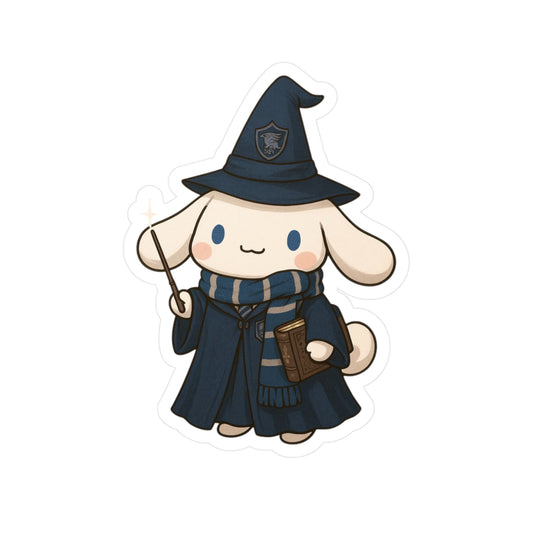Cute Wizard Bunny Kiss-Cut Vinyl