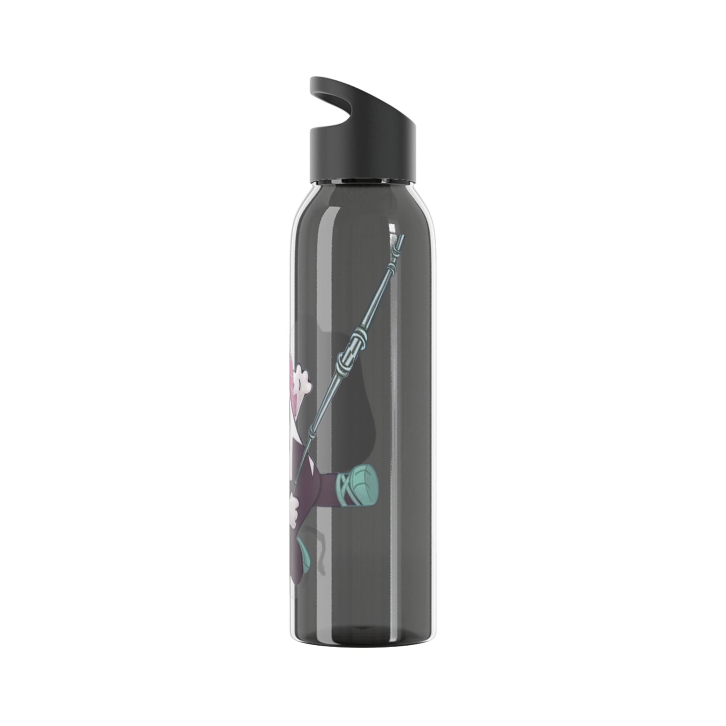 Water Bottle, Bingo Ghost Spider Design - Fun Halloween Drinking Flask, Cute Ghostly Spider Theme Reusable Bottle, Unique Eco-Friendly Gift,