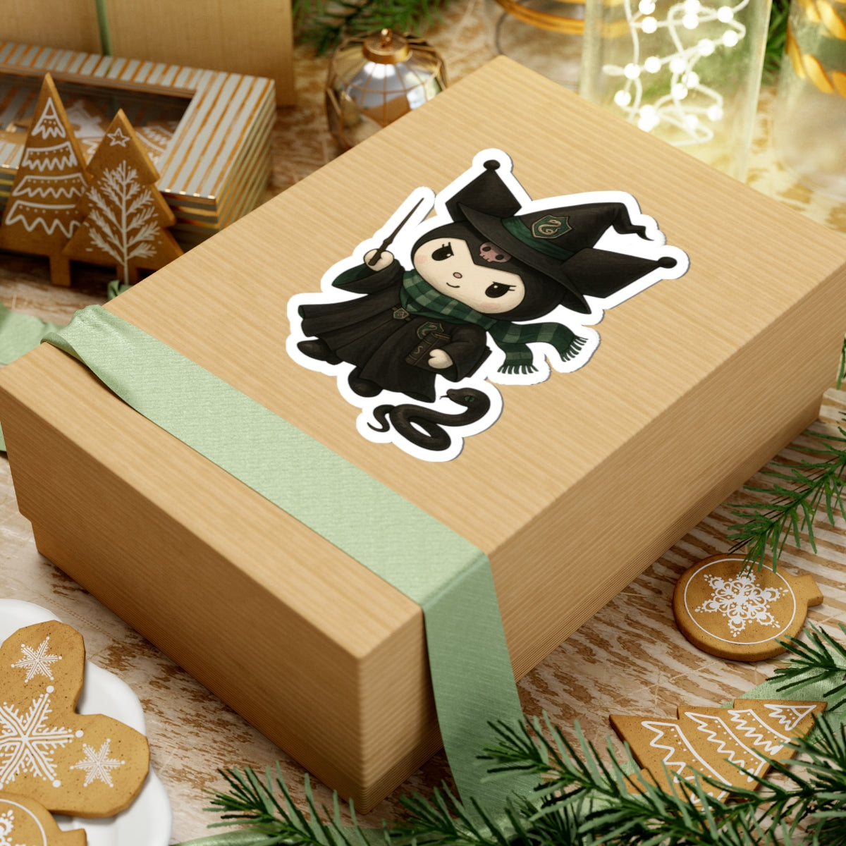 Charming Wizard Sticker -Slytherin