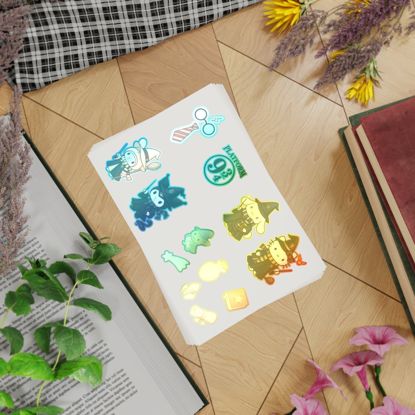 Magical Character Sticker Sheet Bundle - 5pcs