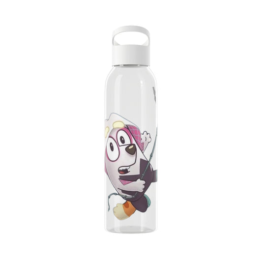 Water Bottle, Bingo Ghost Spider Design - Fun Halloween Drinking Flask, Cute Ghostly Spider Theme Reusable Bottle, Unique Eco-Friendly Gift,
